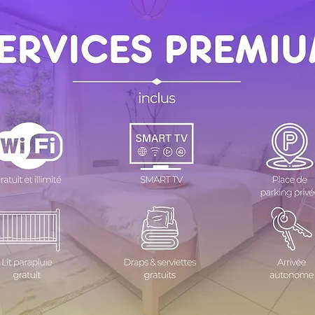 Bao Location - Ideal Pro & Groupe - Calme - Lumineux - Wifi - Terrasse - Jardin - A 2km - Proche Centre Ville, Gare, Commerces - Parking Prive