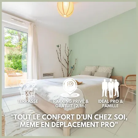 Le Regimbaud - Ideal Pro&groupe - Parking Privé&gratuit - Terrasse - Calme - Lumineux - Wifi - Terrasse - Jardin - à 2km - Proche Centre Ville, Gare, Commerces I Bao Location Tolone